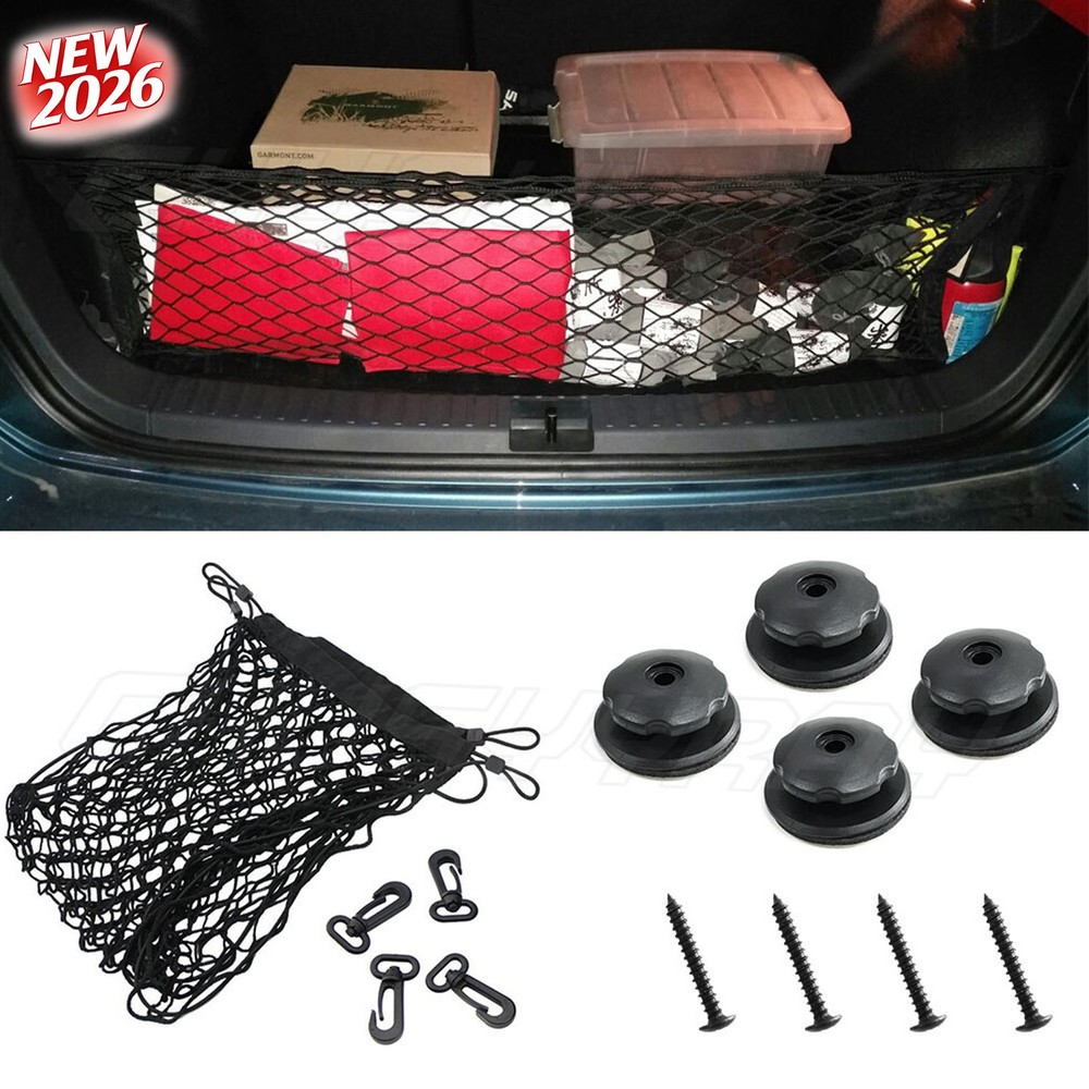 Rear Trunk Bed envelope Style cargo Net Fit Chevy colorado GMC Canyon 2015-2023