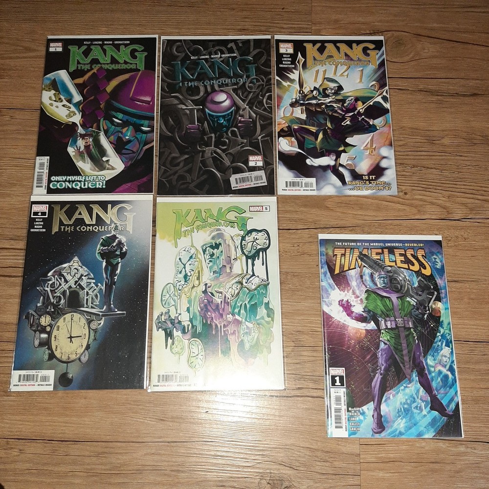 Kang the Conqueror #1-5 Full Run + Timeless #1 (1st Prints) Marvel Comics NM+