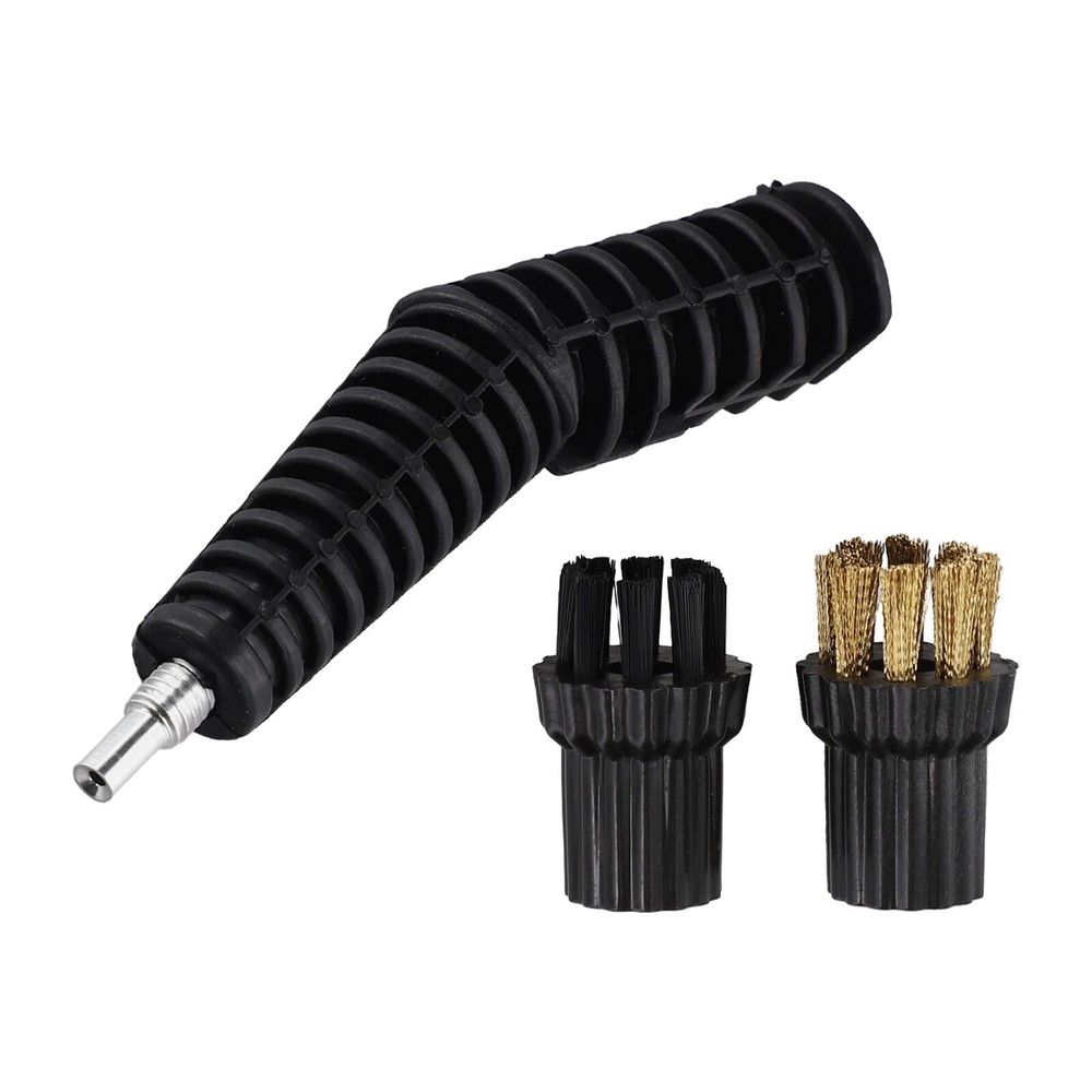 Brush Head Set Home Connecting Expanding Nozzel Brush Nylon 3pcs/set Brass