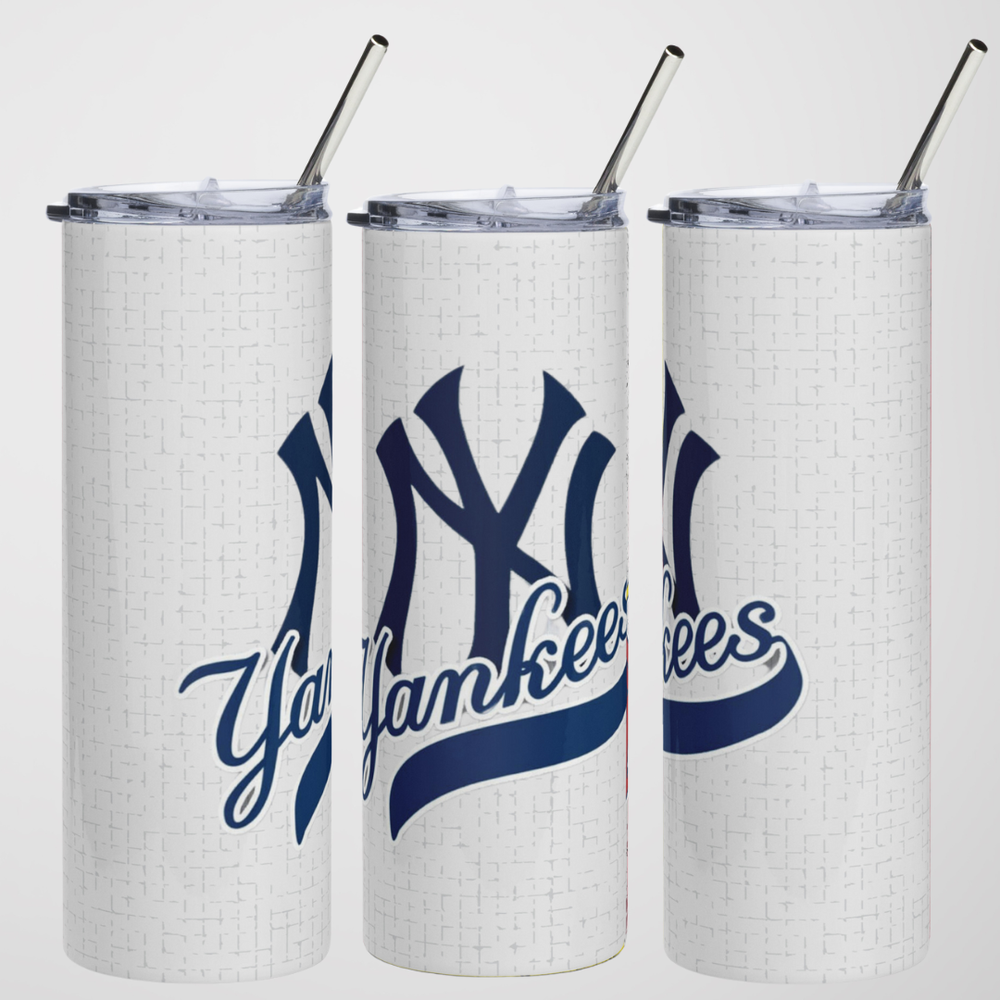 New York Yankees Tumbler 12 oz Stainless Steel Baseball Fan Gear
