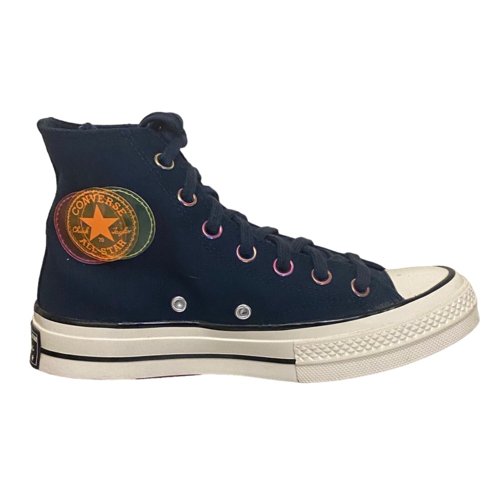 Converse Chuck 70 Heart Of The City Hi Top Navy Blue Sneakers Size 6
