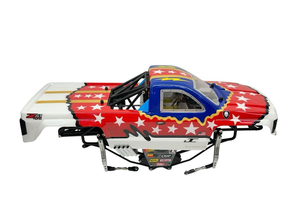 Axial 1/10 SMT10 Monster Truck Black Cage Chassis with Upgrades & Body #15978