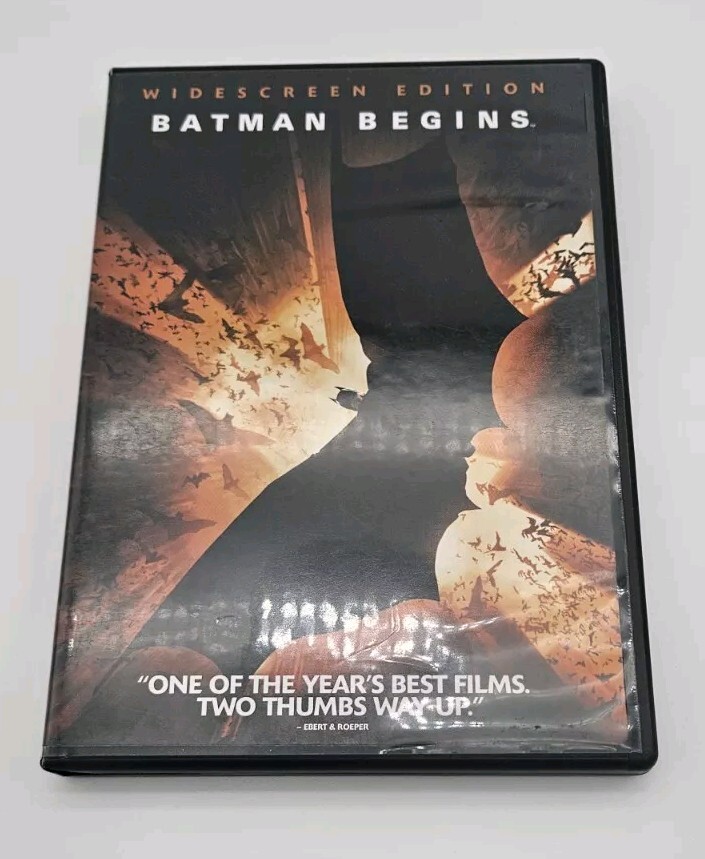 Batman Begins 2005 DVD Christian Bale Action Movie
