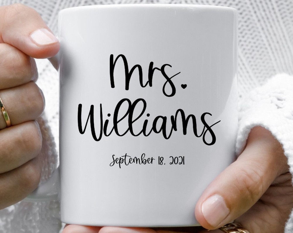 Personalized Mrs. Mug Bride To Be Gifts Gift For Bride Bachelorette Party Gifts