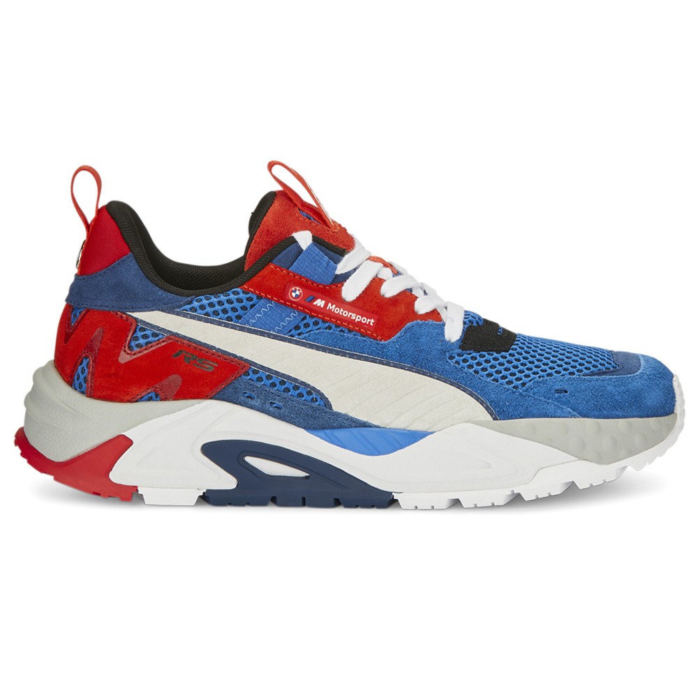 PUMA Bmw M Motorsport Rs Trck Lace Up  Mens Blue Sneakers Casual Shoes 30764501