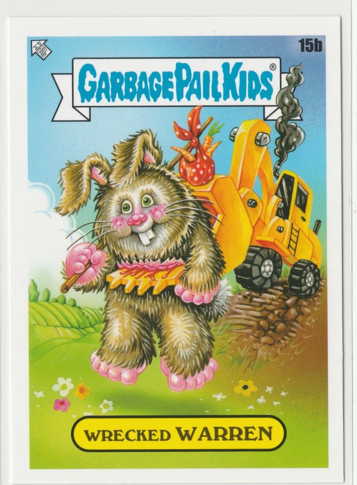 Wrecked Warren GPK 2022 Book Worms Garbage Pail Kids #15b