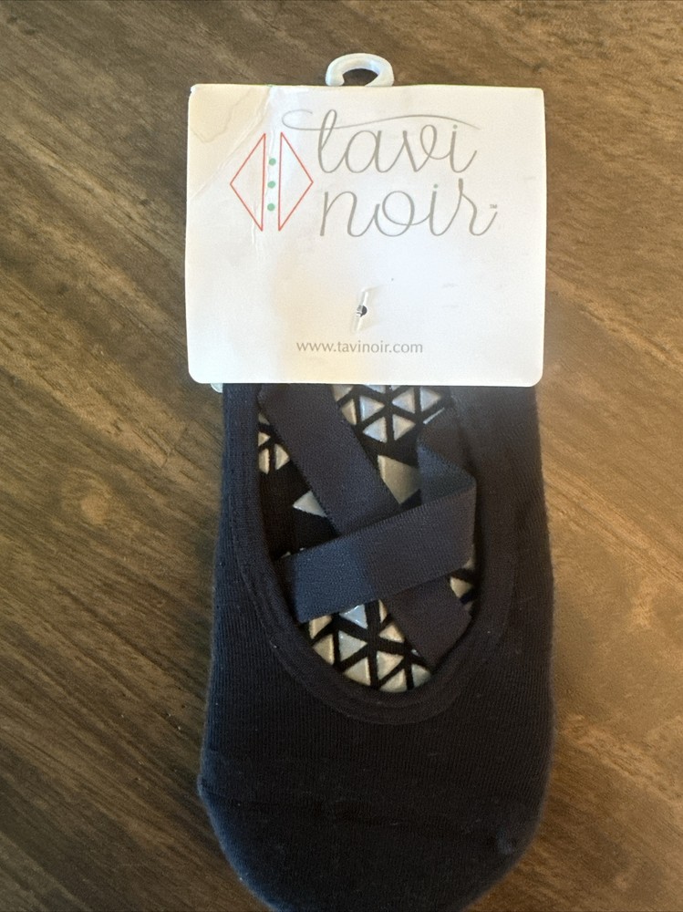 Tavi Savvy Grip Socks Size Small Black Ebony chole