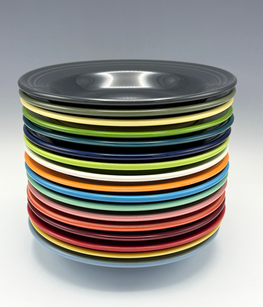 Vintage Fiesta Rim Soup or Pasta Bowl 9 Inch Choose Your Color Post 1986 Fiestaware USA