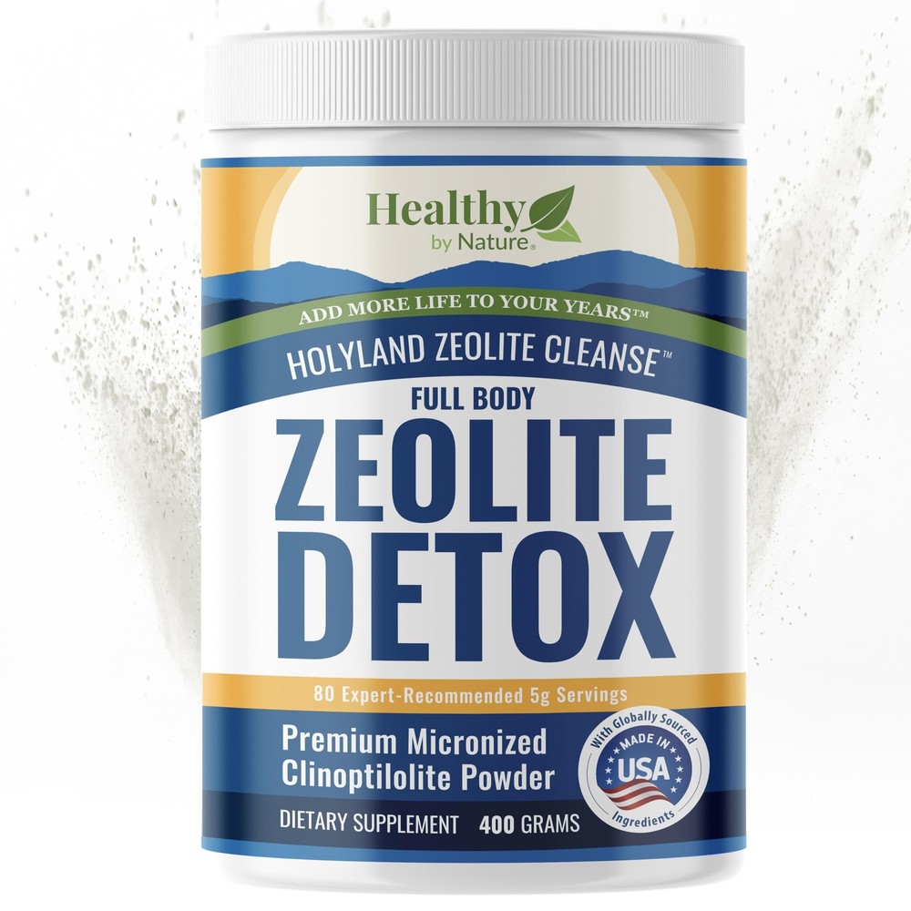 HolyLand Zeolite Cleanse - Zeolite Detox Powder (400 Gram Value Size) - Clino...