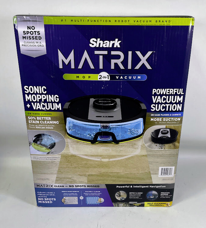 Shark Matrix RV2400WD 2-in-1 Robot Vacuum and Mop with Home Mapping and Wifi Connectivity