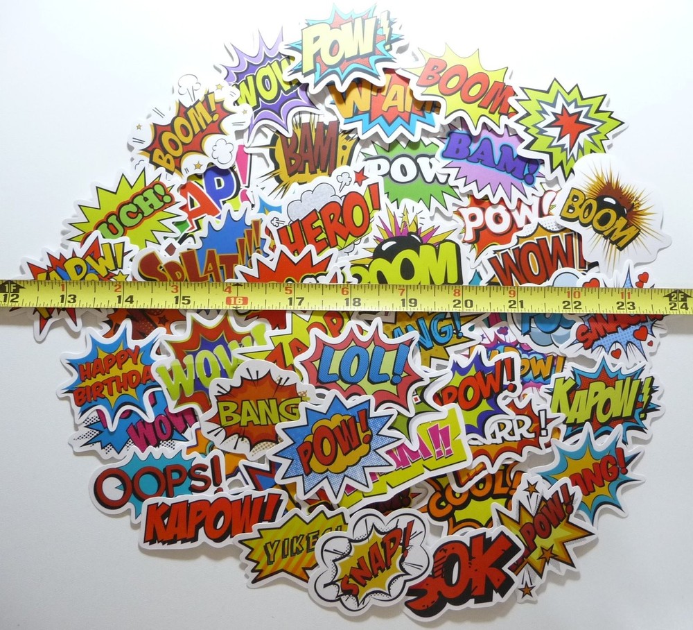 48 Fun Cartoon Emotion Stickers for Scrapbooking & DIY Crafts in Bulk