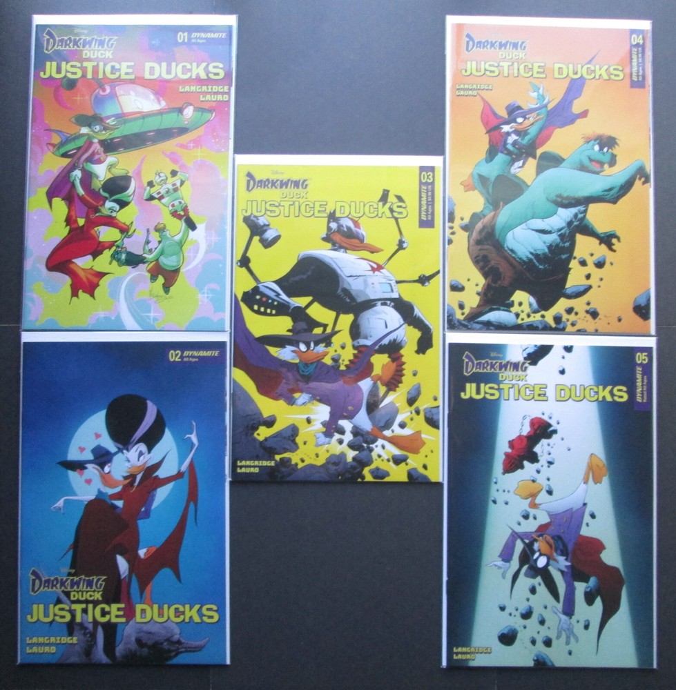 Justice Ducks #1-5 (Complete 1st Print Cover A Series) Rated For All Ages