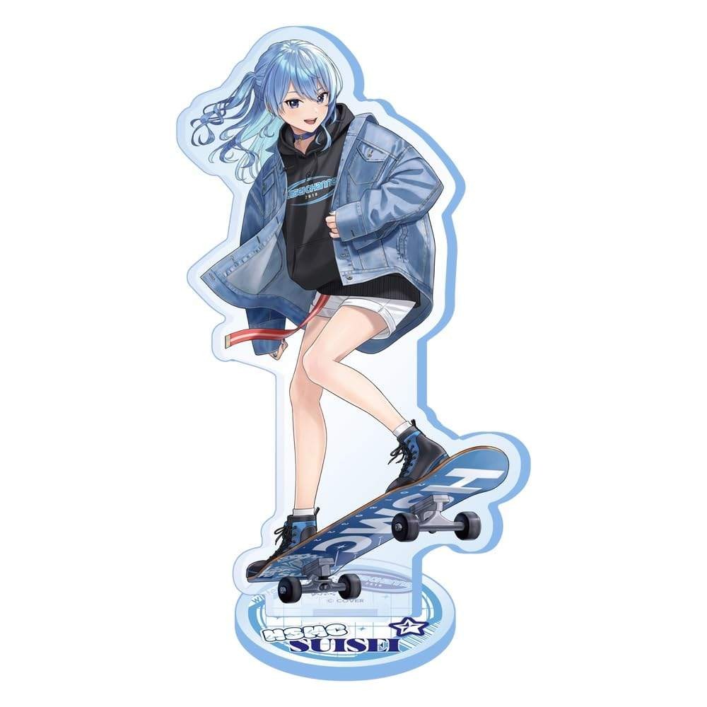 HoloLive Suisei Winter Street Acrylic Stand Official Merch 135-150mm