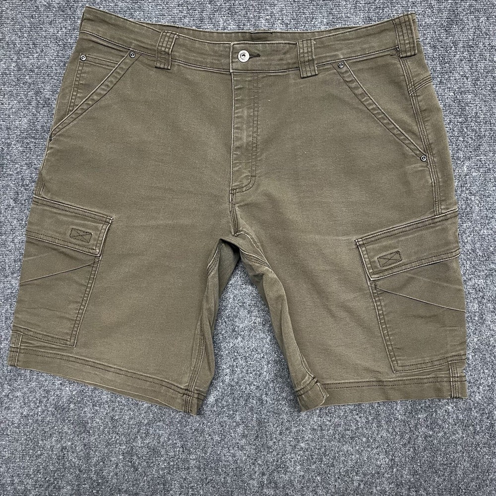 Duluth Cargo Shorts Mens Size 40 Canvas Workwear Hiking Utility Stretch