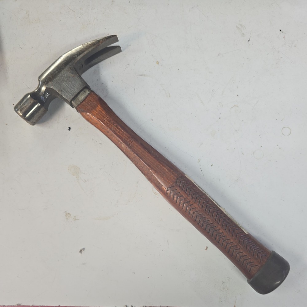 NICE! VINTAGE CRAFTSMAN USA NO.38092 ORIGINAL 16OZ WOOD HANDLE RIP HAMMER