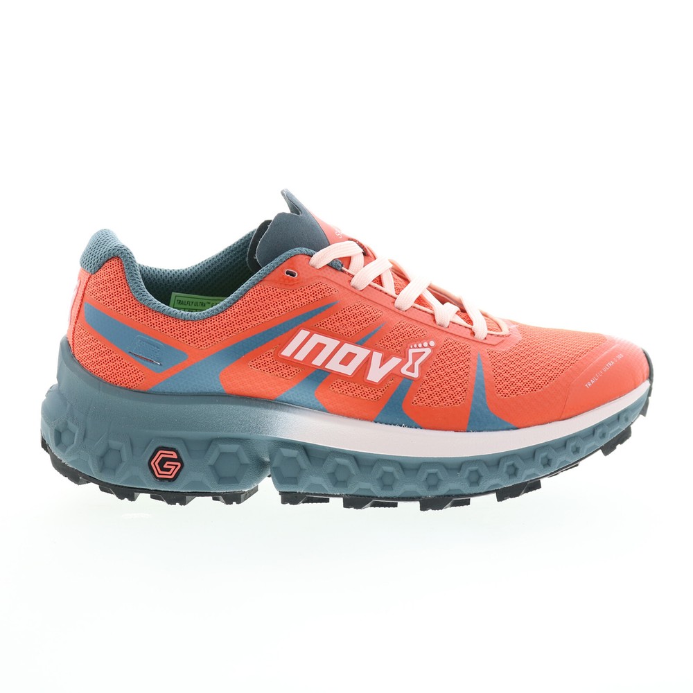 Inov-8 TrailFly Ultra G 300 Max Womens Orange Hiking Athletic Shoes