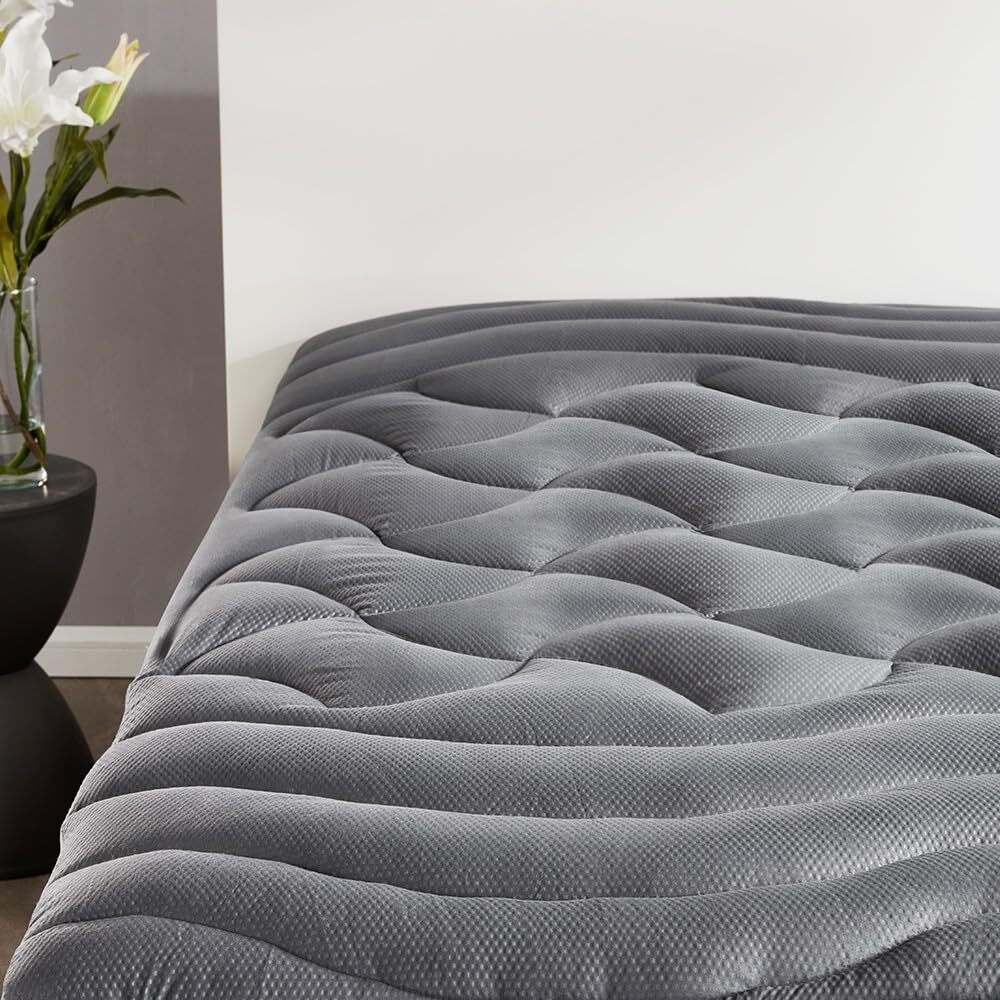 Full Size Cooling Mattress Topper for Double Bed, Premium Zoned Cool Mattress...