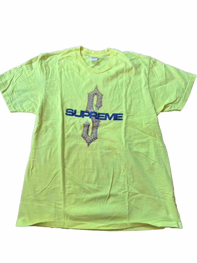 Supreme NY Yellow Diamond S Tshirt/L/Pre-Loved