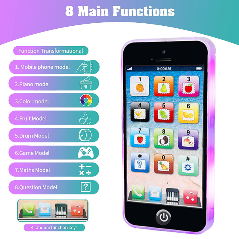 Interactive Music Phone Toy for Preschool Learning – Boys & Girls
