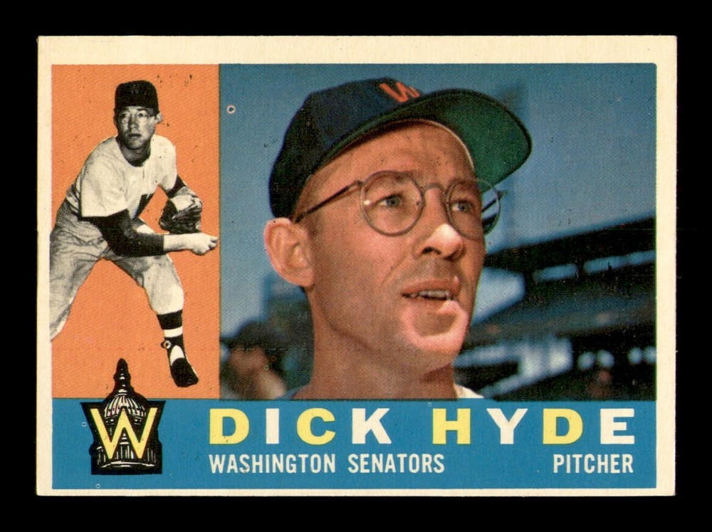 1960 Topps #193 Dick Hyde NM Vintage Baseball Card OBGcards