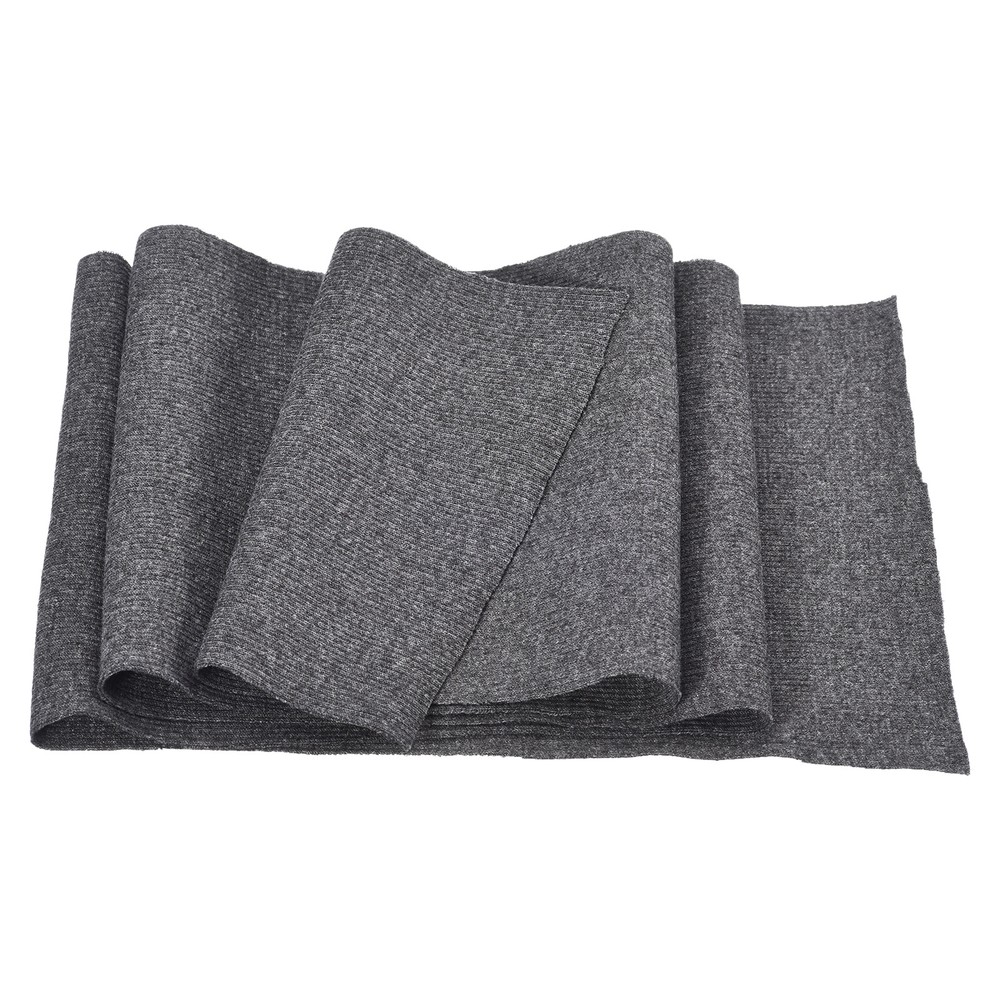 15cmx1m Elastic Cuff Ribbed Trim Cotton Fabric Knit Stretch Band Dark Grey