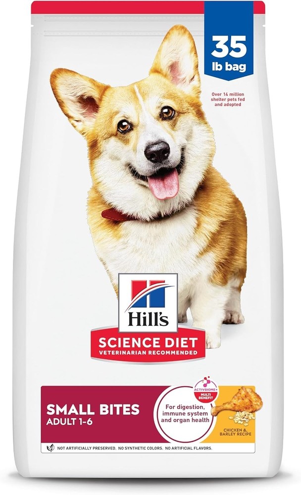 Hill's Science Diet Adult 1-6 Dry Dog Food, Premium Nutrition Chicken & Barley