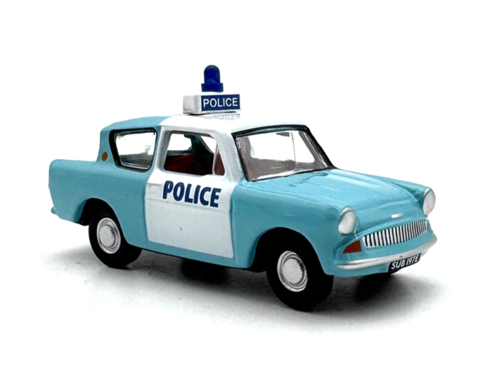 BN 1:76 Blue British UK Police Vehicle Model Diecast Metal Car