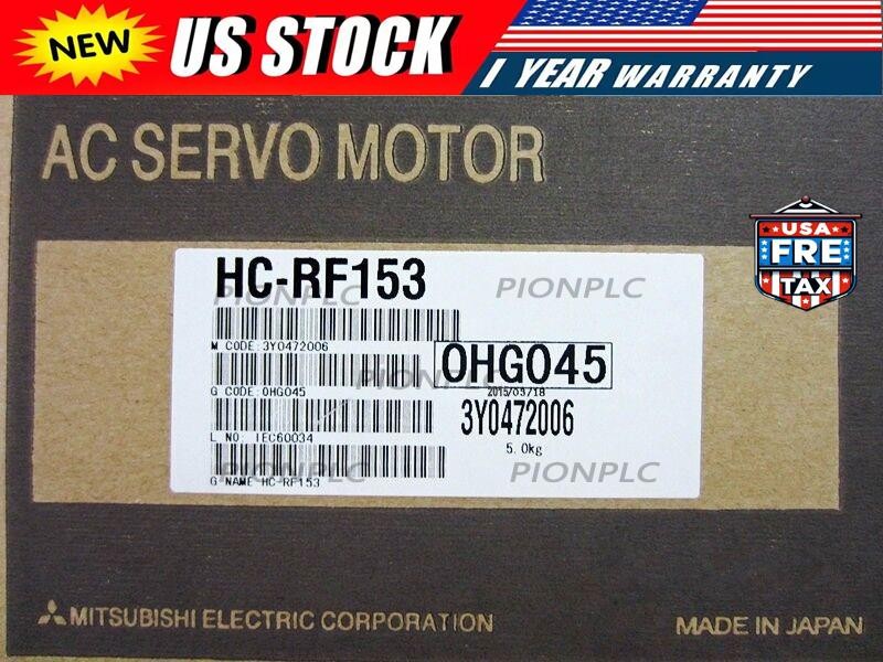 New 1PC Mitsubishi HC-RF153 AC Servo Motor HCRF153 In Box Expedited Shipping