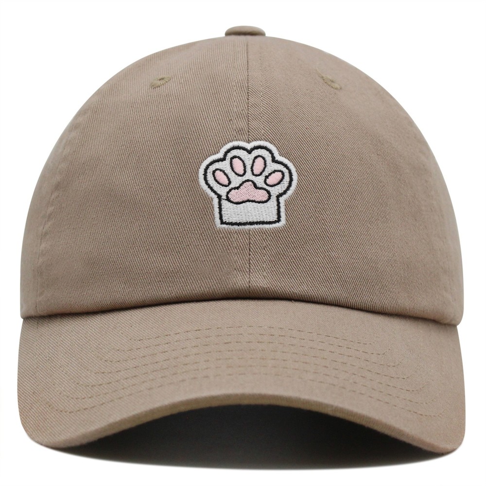 JPAK Cute Cat Paw Premium Dad Hat Premium Cotton Strapback Pet Animal Lover
