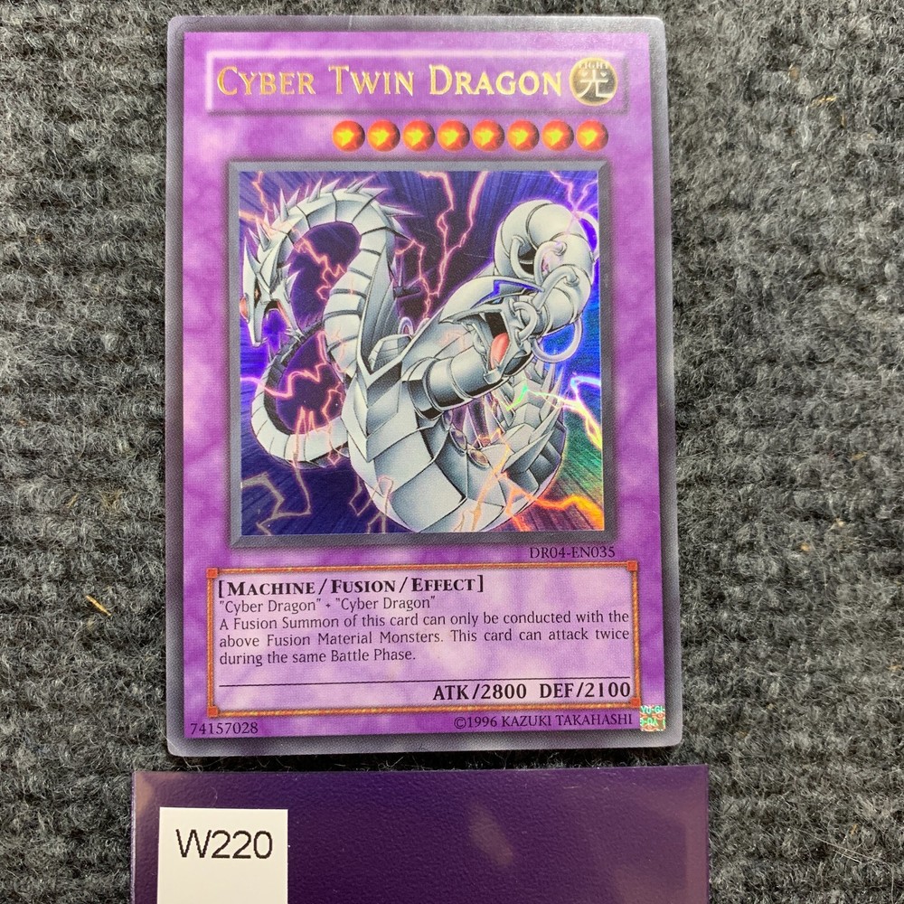 Cyber Twin Dragon DR04-EN035 YuGiOh Ultra Rare NM/LP Dark Revelation 4-image
