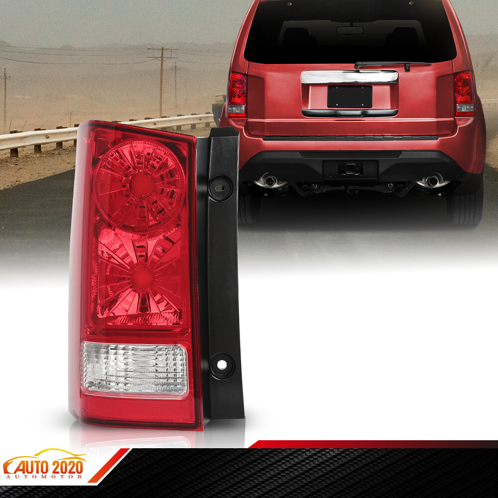 2009-15 Honda Pilot Left Side Red Brake Tail Light Lamp Replacement