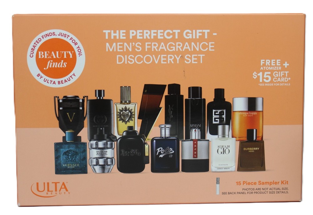 Ulta The Perfect Gift Men's Fragrance Discovery Set + Atomizer $15 Gift Card