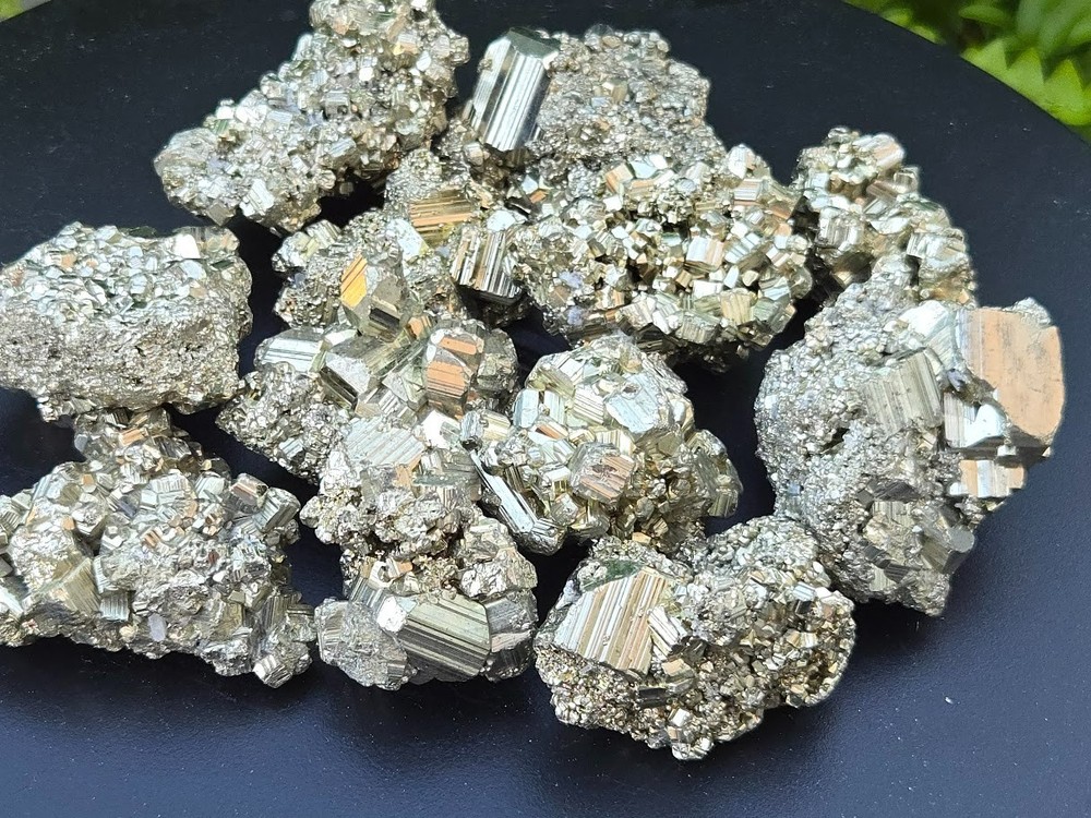 Raw Natural PYRITE from Peru HIGH QUALITY Crystal Clusters Specimens