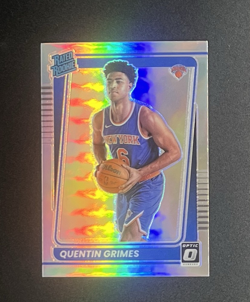 2021-22 Donruss Optic Quentin Grimes Rookie Holo NBA Knicks RC #166
