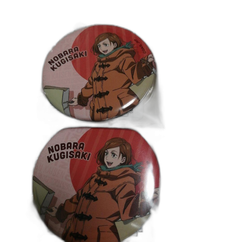 Jujutsu Kaisen Nobara Kugisaki Winter Clothes Can Badge 2-Pack