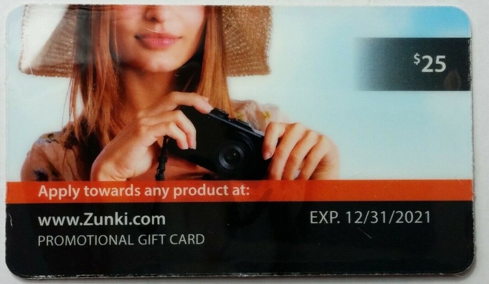 $25 Zunki.com Gift Card with Free Shipping-image