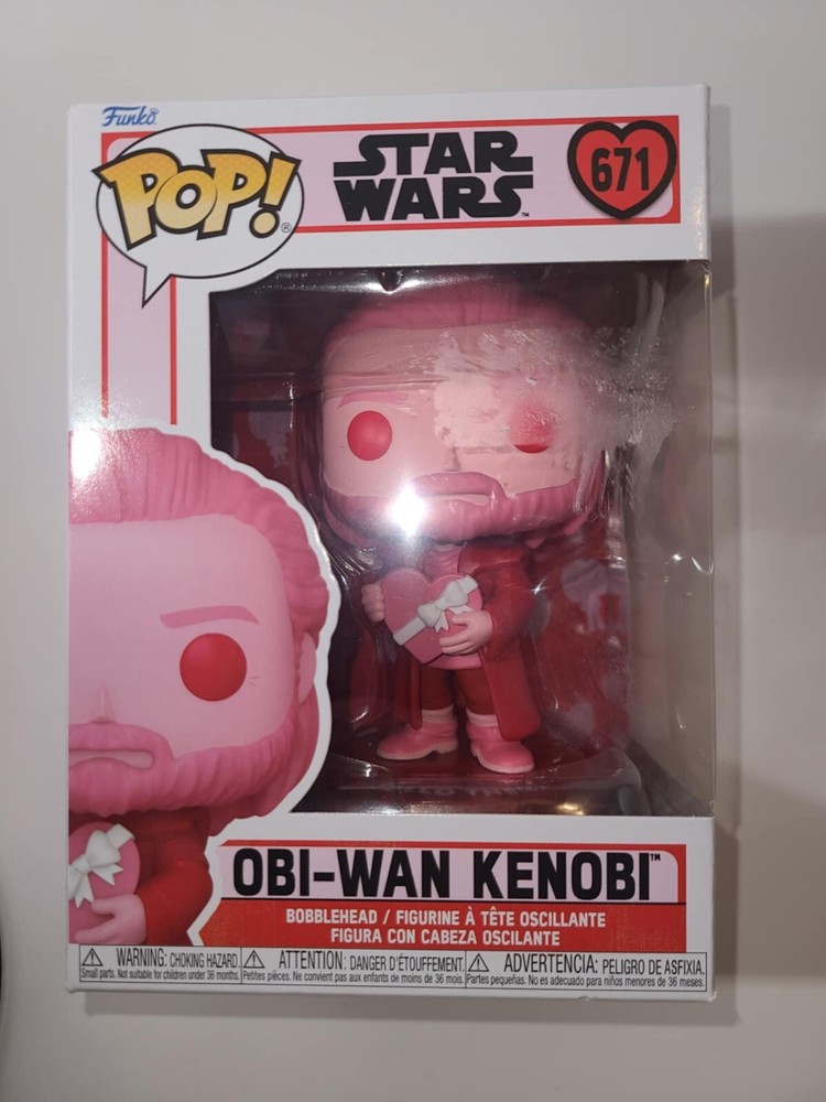 Funko Pop! Star Wars: #671 OBI-Wan Kenobi (Valentines) NEW Old Ben Kenobi