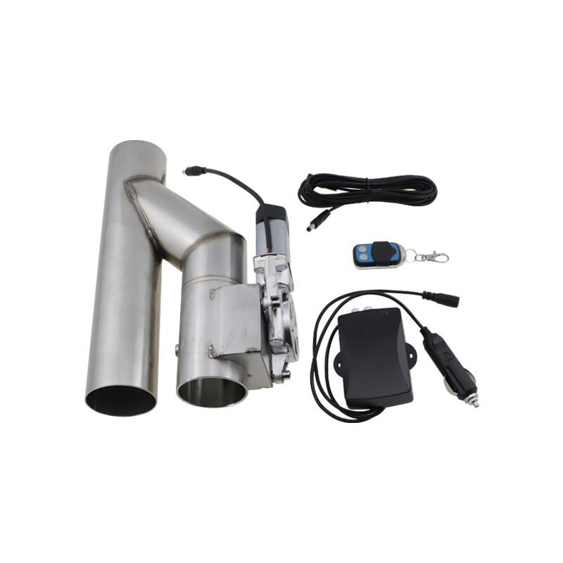 2 inch Electric Exhaust Valve Y Pipe Single flap Valve Kit 2'' Catback Valve