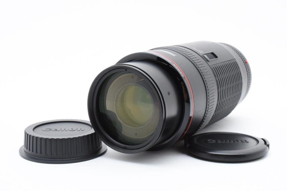 Canon EF 100-300mm F5.6L Telephoto Zoom Lens AA3769 Used with Front & Rear Caps