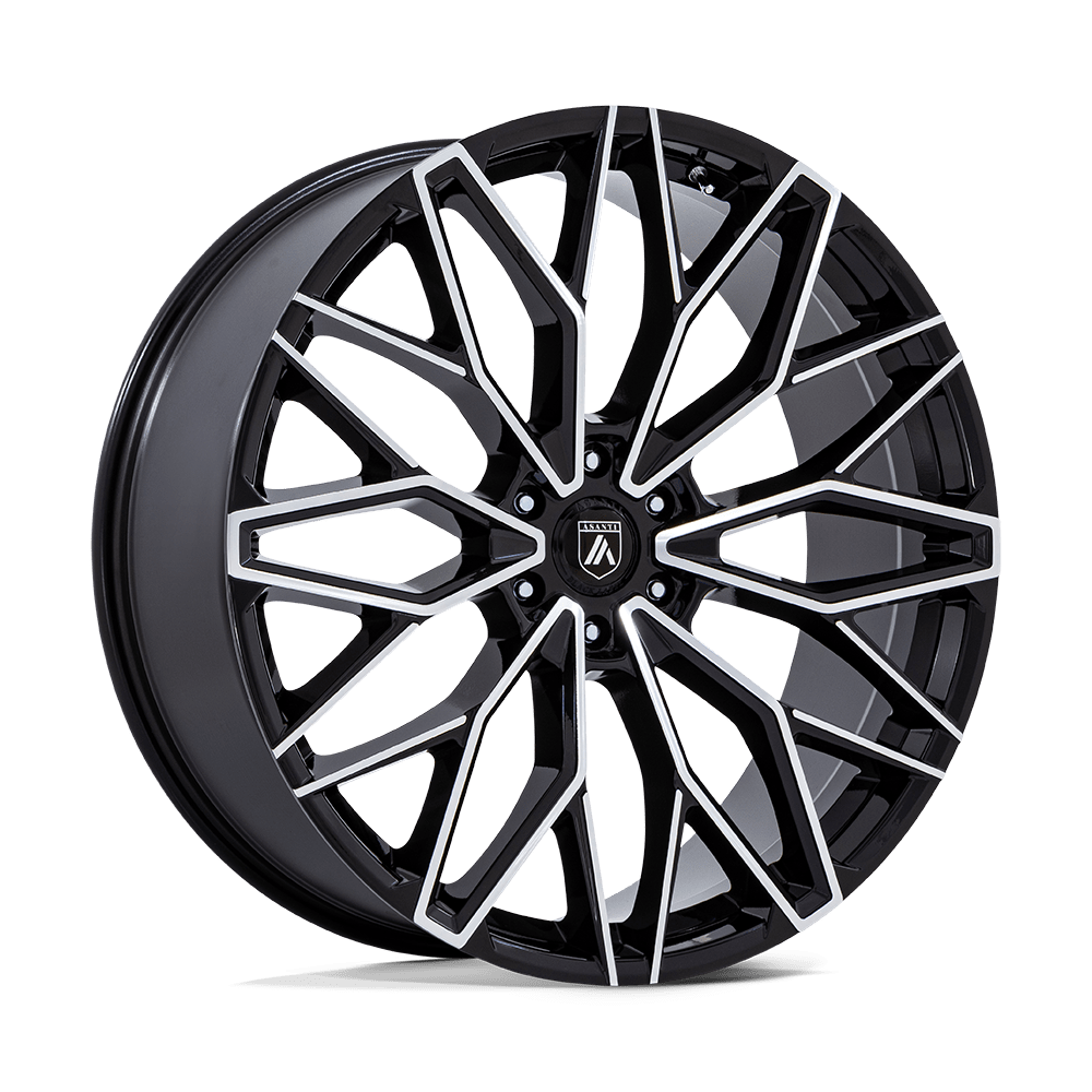 SET OF 4 Asanti Black AB050 MOGUL 6 24X10 6X5.5 G-BLK-MCH 30MM