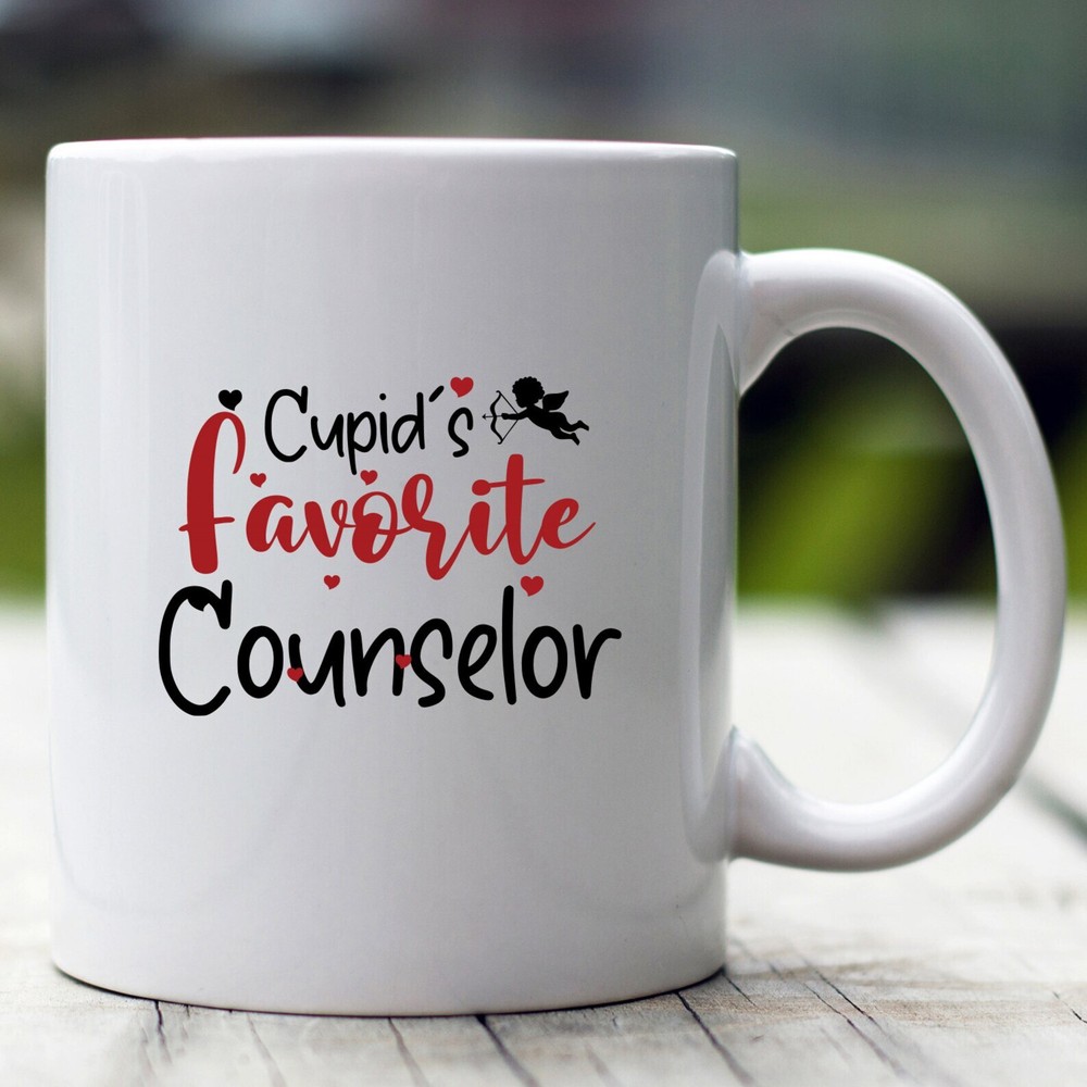 Cupid's Favorite Counselor Mug Valentine Counselor Mug Counselor Valentine Mug C