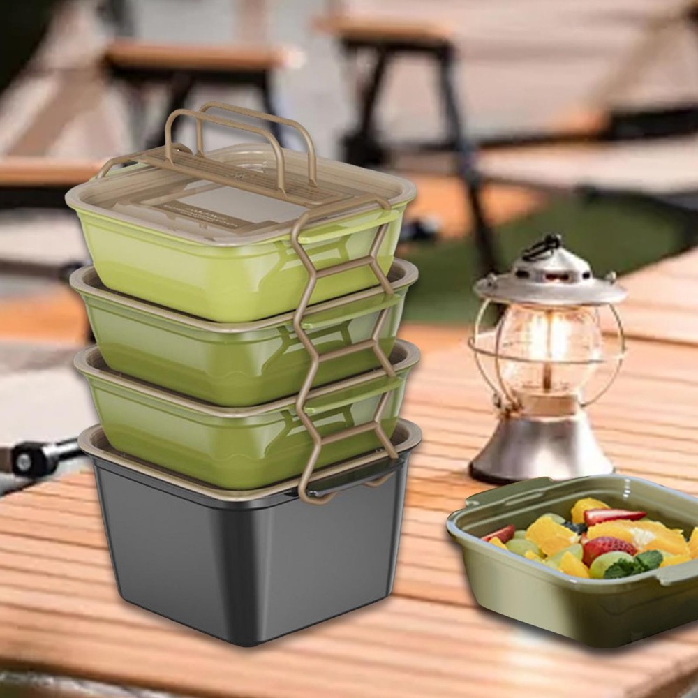 Airtight Leakproof Stackable Bento Lunch Box for Adults Microwave & Dishwasher Safe