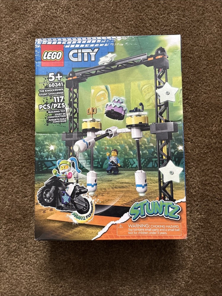 LEGO CITY Stuntz The Knockdown Stunt Challenge Set 60341, NEW & SEALED