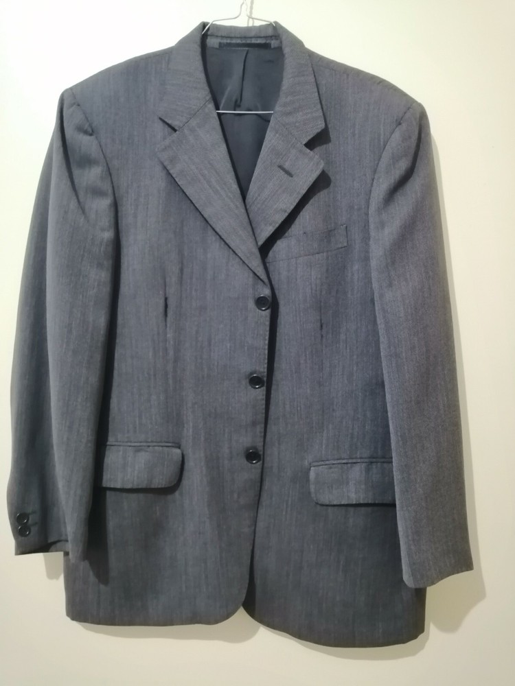 BURBERRYS 100 % Estambre Blazer Men's Jacket Grey Color Size L