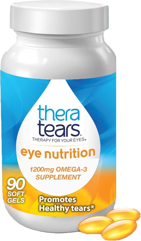 TheraTears Omega 3 Eye Nutrition 1200mg Softgels 90 Count