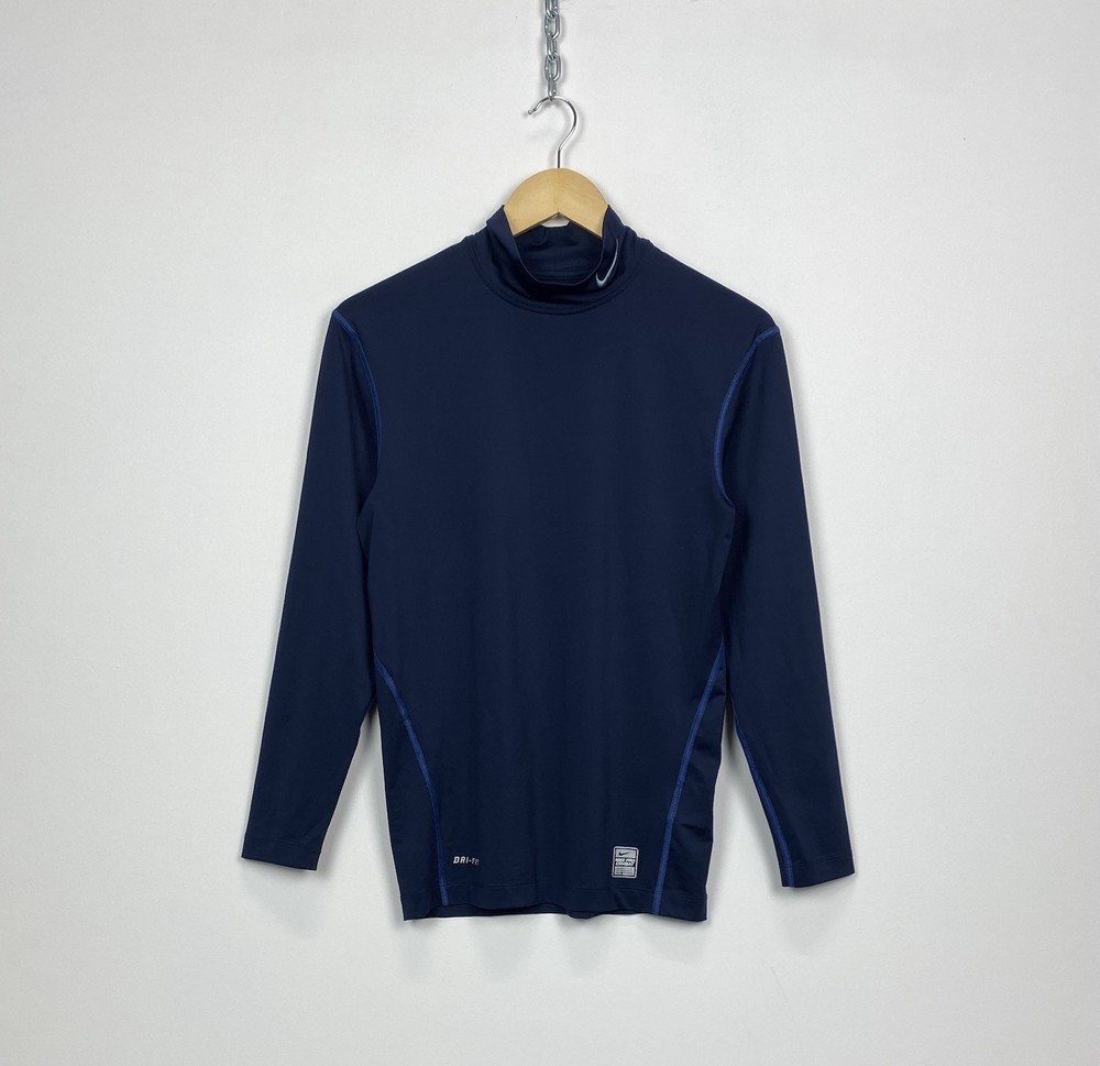 Nike Pro Combat Compression Long Sleeve Rash Guard Top Men Size L