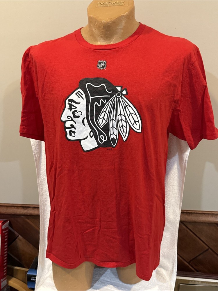 Jonathan Toews Chicago Blackhawks XL Reebok Jersey T-Shirt, Excellent Condition