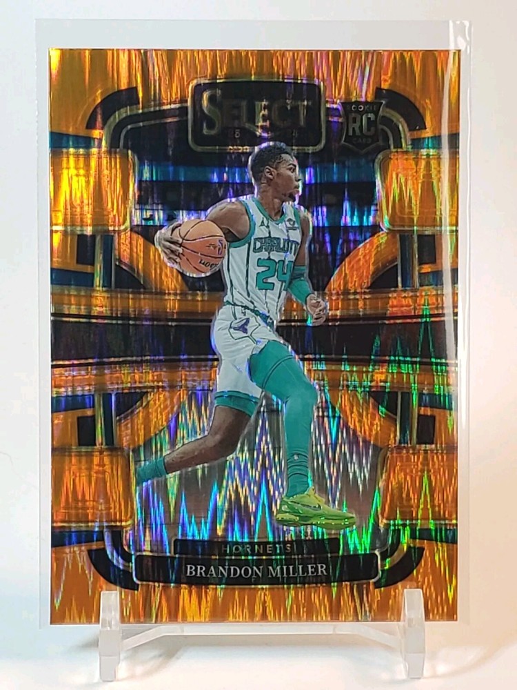 Brandon Miller RC Orange Flash #80 Select Concourse 2023-24