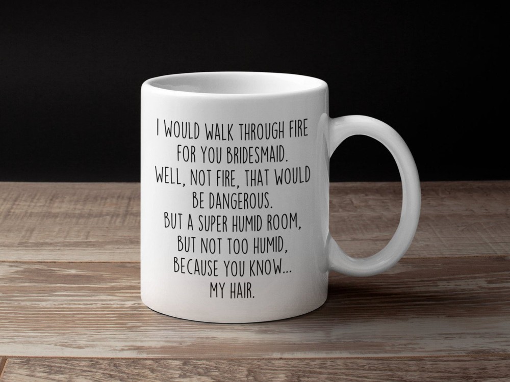 Bridesmaid Gift Ideas Bridesmaid Mug Coffee Mug Gift For Bridesmaid Wedding Day