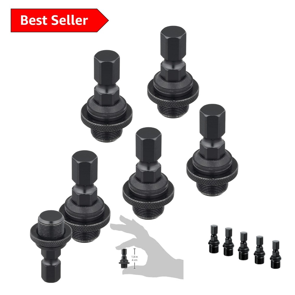 Secure 5-Pack Mic Adapter Inserts - One-Handed Quick Release for GFW-MIC-QRTOP